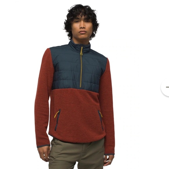 Prana Incrediwool 1/2 Zip Mens L Large NWT - Picture 4 of 4